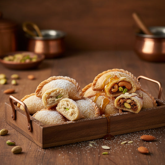 Combo pack Nuts and sooji Mawa