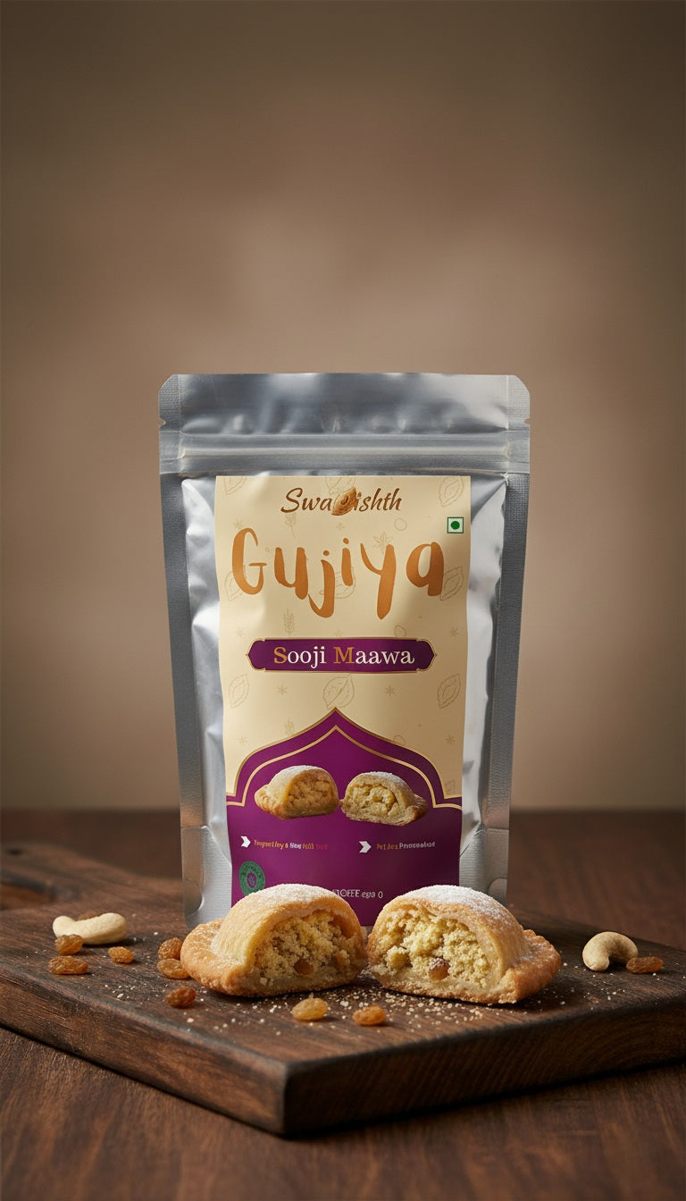 Combo pack Nuts and sooji Mawa