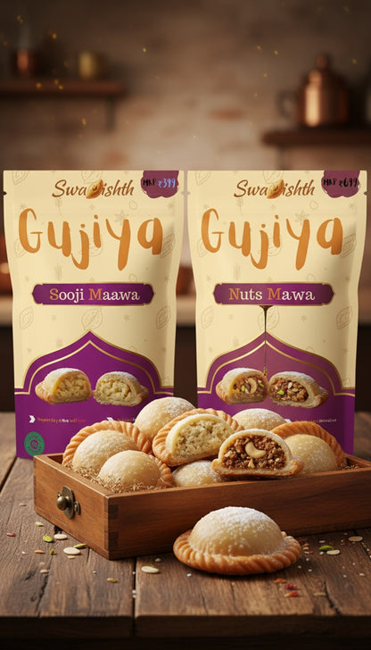 Combo pack Nuts and sooji Mawa